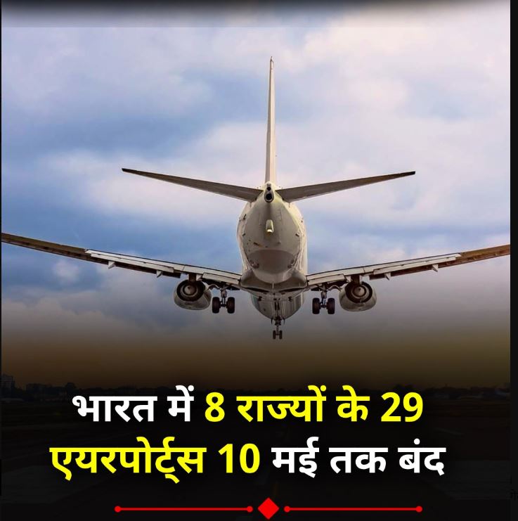 भारतमा हवाइ उडानमा रोक, शनिवारसम्म २९ विमानस्थल बन्द
