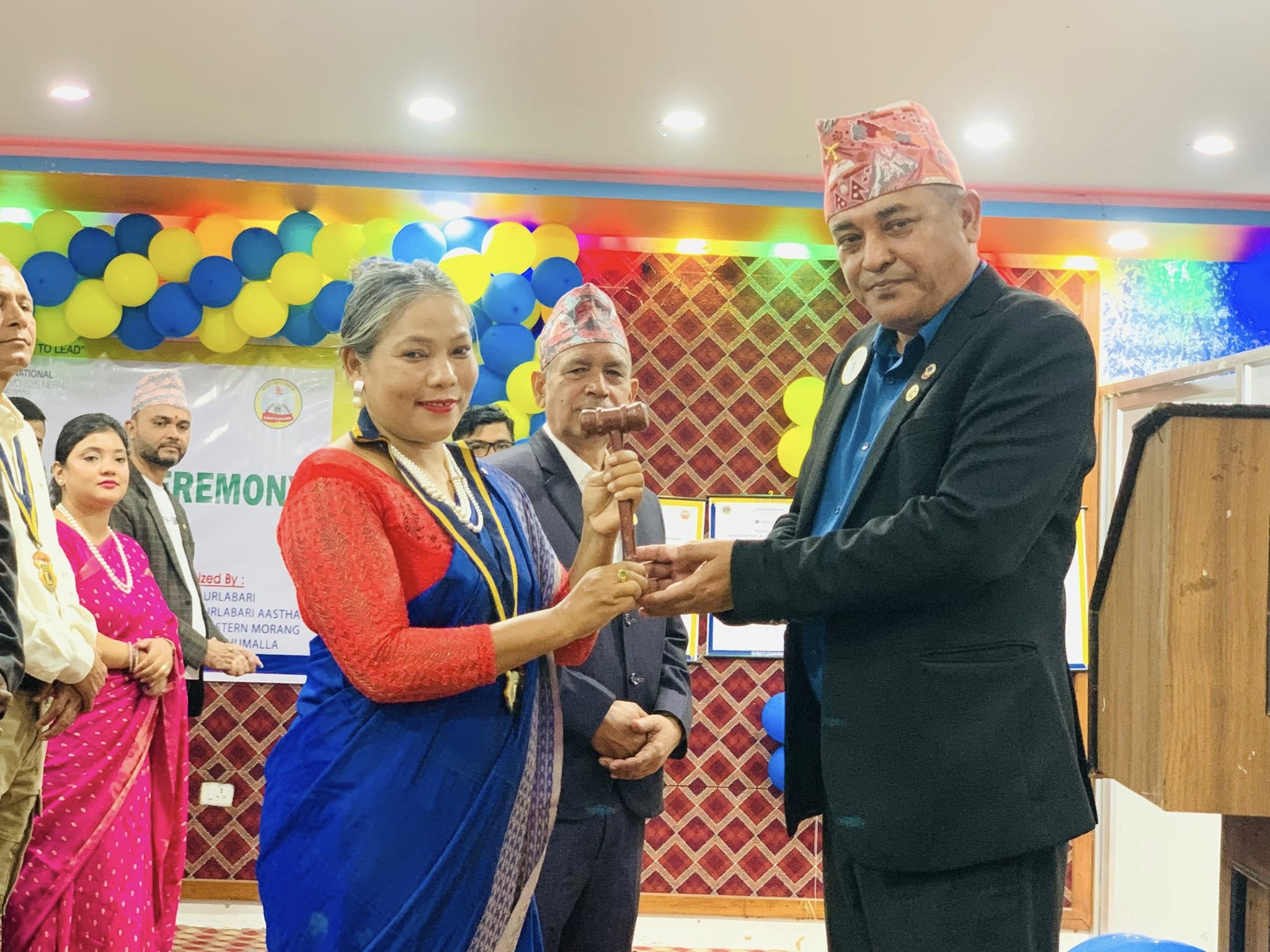 लायन्स क्लबहरुको संयुक्त्त  पदस्थापन