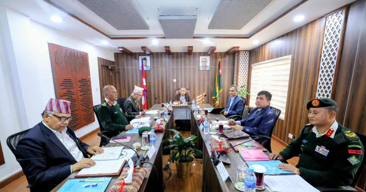 प्रतिनिधिसभा निर्वाचनमा सेना परिचालन गर्न मन्त्रिपरिषद्समक्ष सिफारिस गर्ने निर्णय