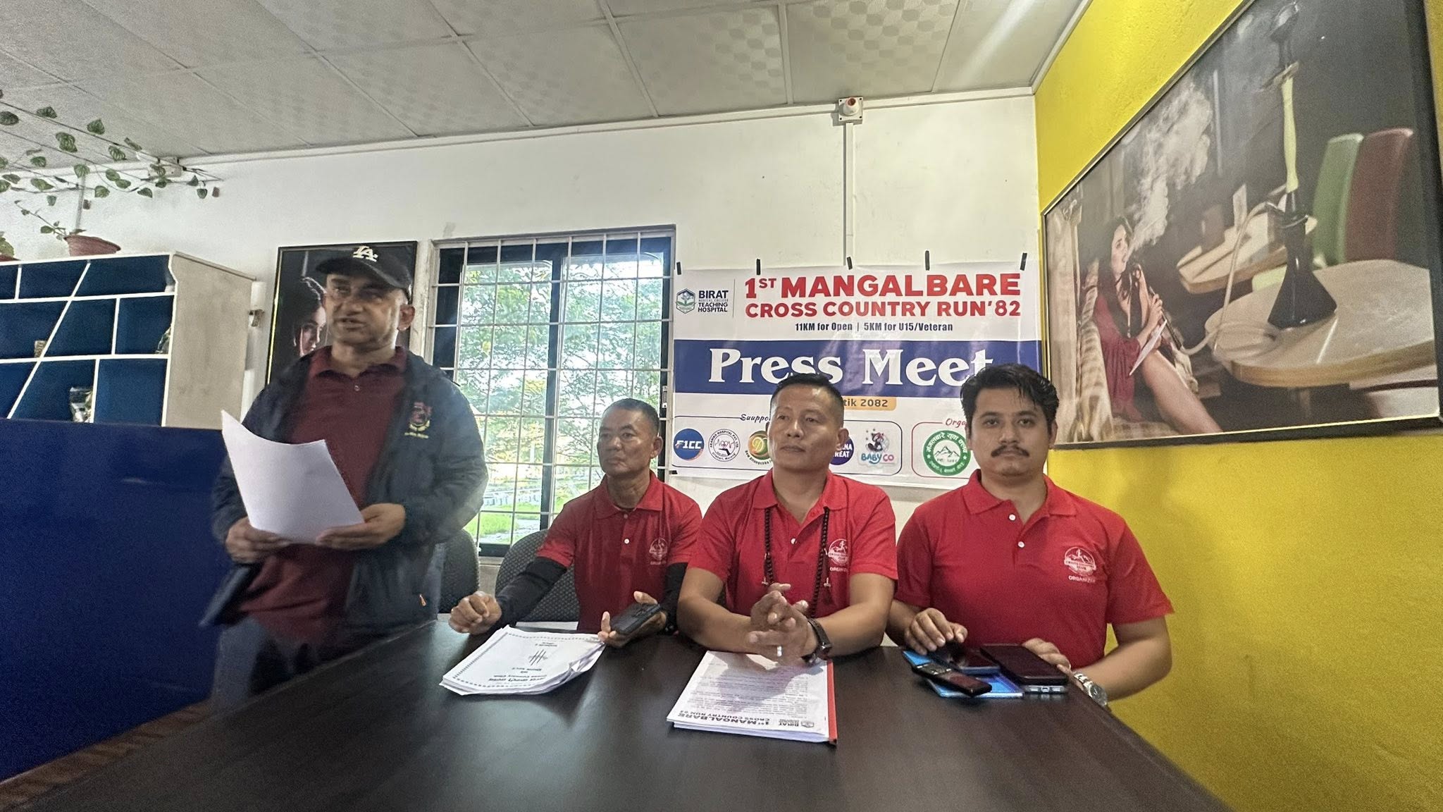 ‘विराट टिचिङ, प्रथम मंगलबारे क्रस कन्ट्री रन २०८२’ को तयारी