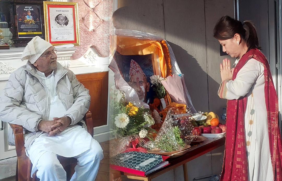 केपी ओलीका बुबाको निधनमा राज्यमन्त्री चेम्जोङद्वारा समवेदना व्यक्त