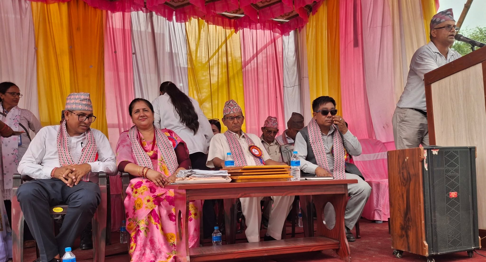उर्लाबारी नगरपालिका–४ को नवनिर्मित वडा कार्यालय भवन उद्घाटन